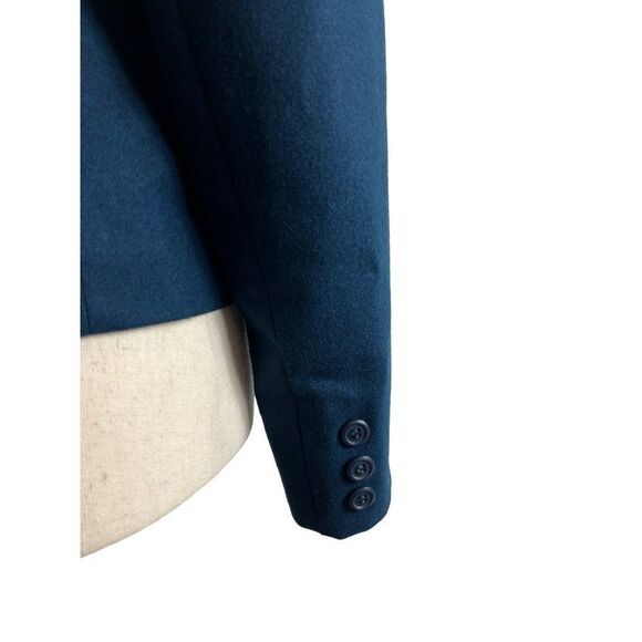 Vintage Young Pendleton Pure Virgin Wool Button Up Blazer Jacket Blue Size 11/12 - Picture 6 of 10